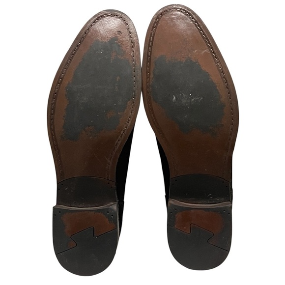  DESIGN Men’s Chelsea Boots in Black Suede- Size 8.5